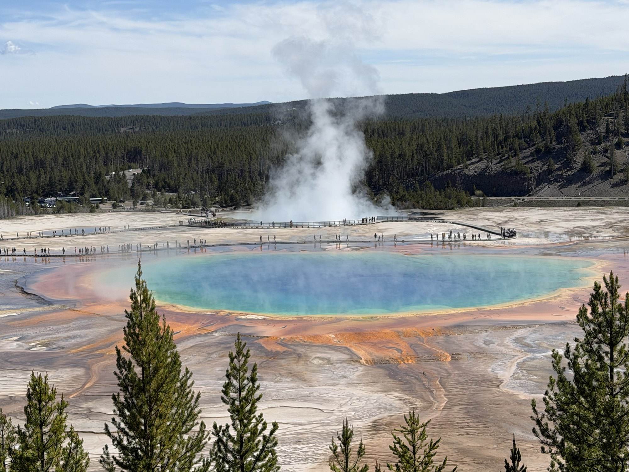 Grand Prismatic Spring, parc national de Yellowstone